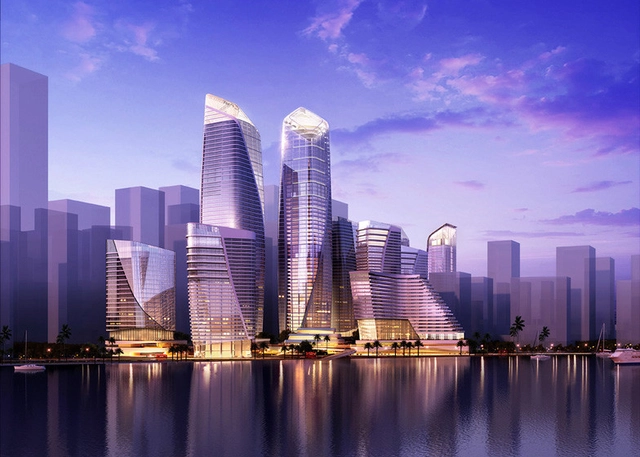 Farrells Selected to Masterplan Two Sites in Shenzhen’s Qianhai Financial District - Skyscrapers