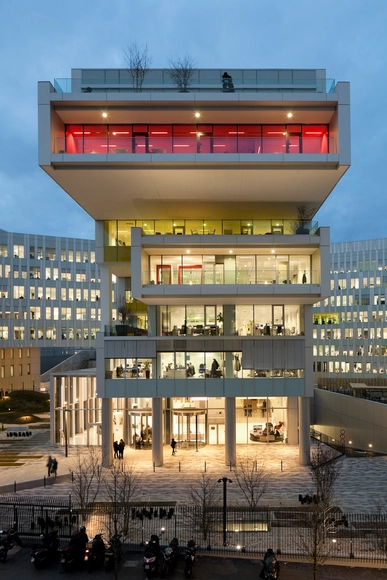 SFR Headquarters  / Jean-Paul Viguier et Associés - Exterior Photography, Institutional Buildings, Facade