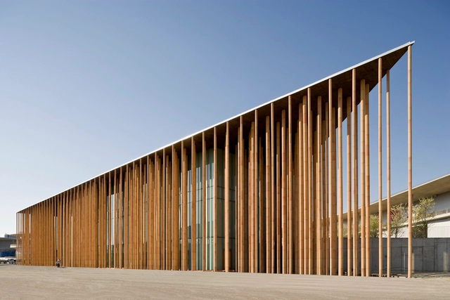 Pavilhão Espanhol na Expo Zaragoza 2008 / Francisco Mangado - Fotografia de Exterior, Edificios Públicos, Fachada