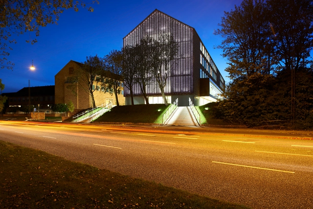 Building S Aarhus University / Cubo Arkitekter - University, Facade, Lighting