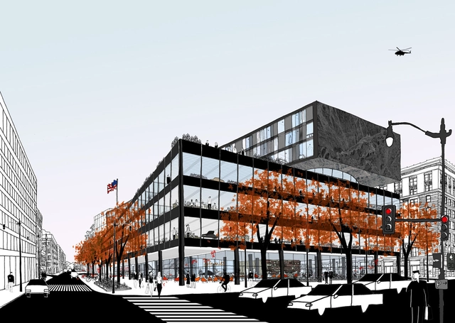 Mecanoo, Martinez + Johnson Selected to Redesign Mies' MLK Memorial Library - Refurbishment