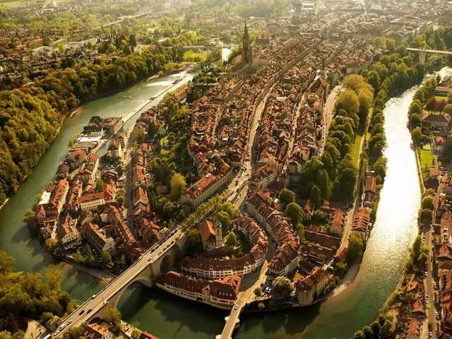 7 impressionantes registros aéreos de cidades - Imagem de Destaque