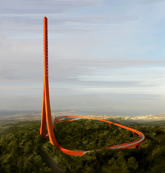Primer Lugar Concurso “Çanakkale Antenna Tower” / Turquía - Infraestructura