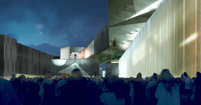 Competition Entry: Moscow’s National Centre for Contemporary Arts / WAI Think Tank - Visual Arts Center, Facade