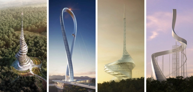 Primer Lugar y finalistas del Concurso "Çanakkale Antenna Tower" / Turquía - Imagen Principal