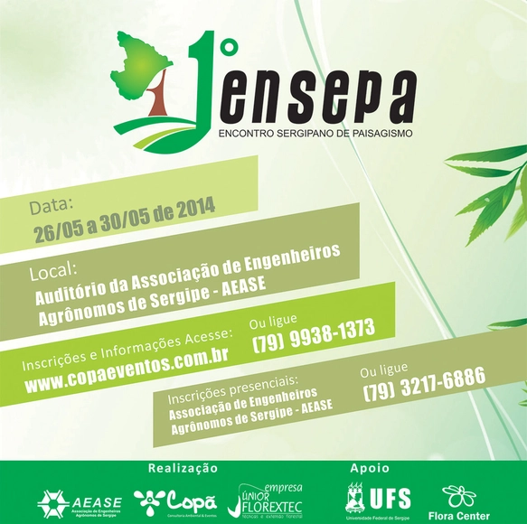 I Encontro Sergipano de Paisagismo & I Feira de Paisagismo de Sergipe - Imagem de Destaque