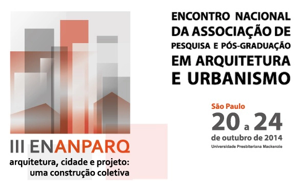 III ENANPARQ - Arquitetura, Cidade e Projeto: uma construção coletiva - Imagem de Destaque