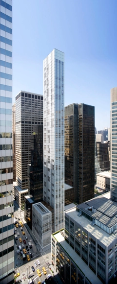 Norman Foster's Ultra-Thin Condominum Tower to Rise Above Seagram Building - Skyscrapers, Facade, Cityscape