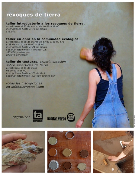 Ciclo de Talleres de Revoques de Tierra TA / Santiago, Chile - Imagen Principal