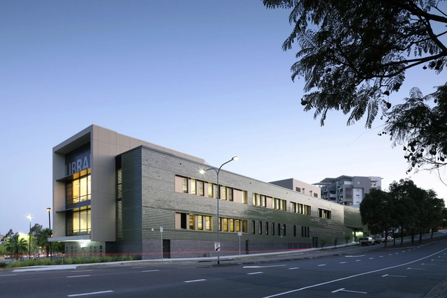 Helensvale Branch Library and CCYC / Lahznimmo Architects + Complete Urban - Cultural Center, Facade