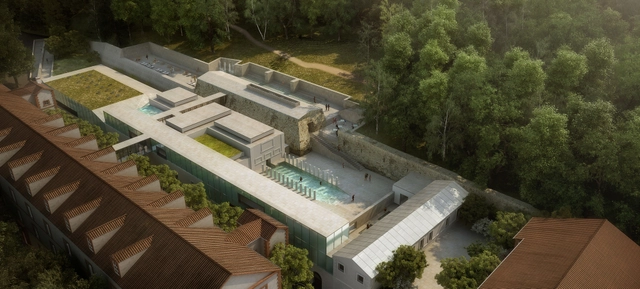 Francisco Mangado-Led Team Wins Thermal Bath Competition in Southern France - Bath House