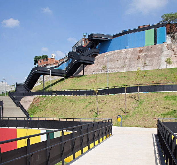 Favela Nova Jaguaré - Setor 3 / Boldarini Arquitetura e Urbanismo - Arquitetura Paisagística, Corrimão