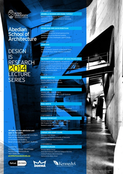 Abedian School of Architecture Lecture Series 2014 - Featured Image