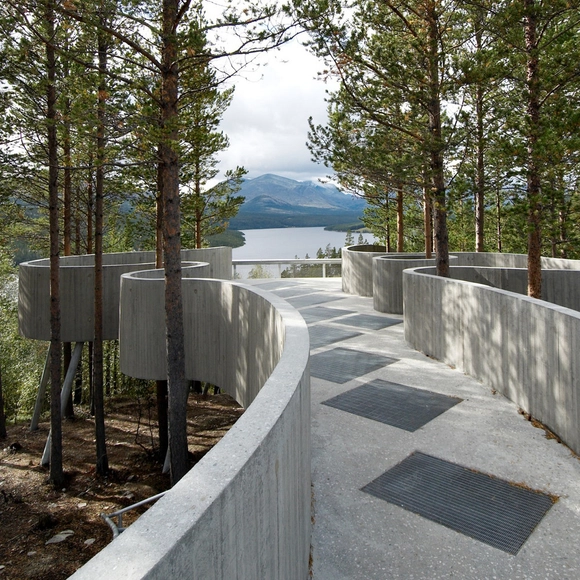 Plataforma Mirador Sohlberg  / Carl-Viggo Hølmebakk - Puente Peatonal