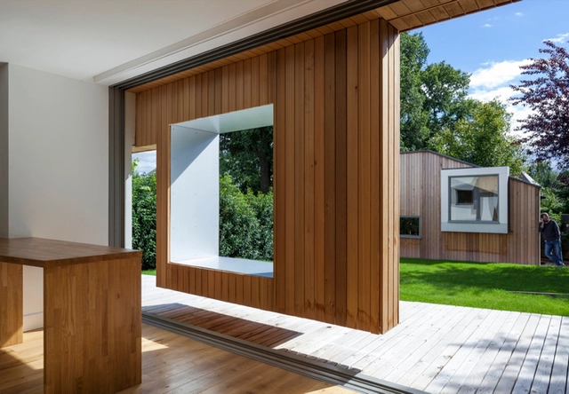 Cut and Frame  / Ashton Porter Architects - Renovation, Facade, Door, Beam, Lighting