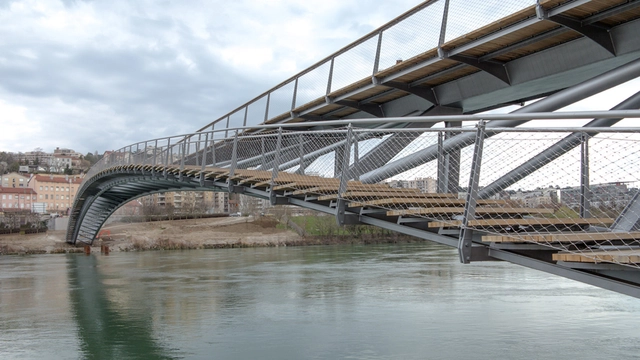Passerelle de la Paix / Dietmar Feichtinger Architectes - Puente Peatonal