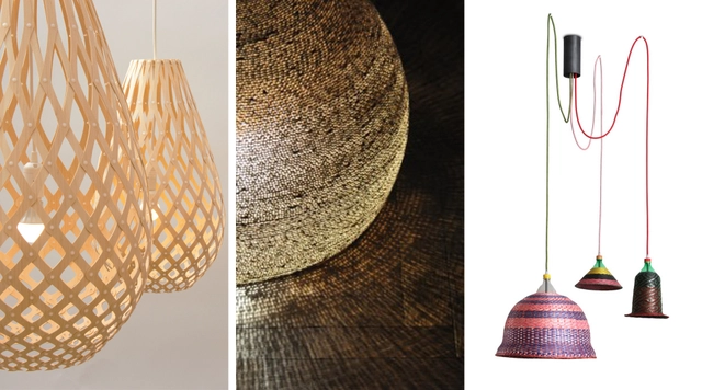 Iluminación: Lámparas con material reciclado - Iluminacion