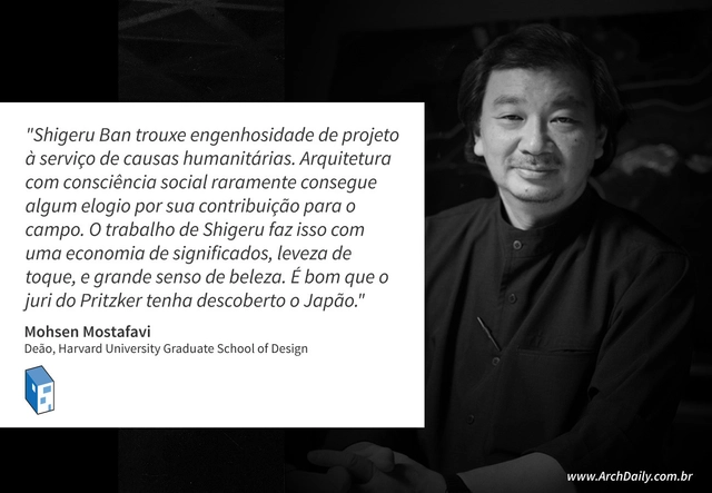 Críticas e comentários sobre o Prêmio Pritzker de Shigeru Ban - Imagem de Destaque