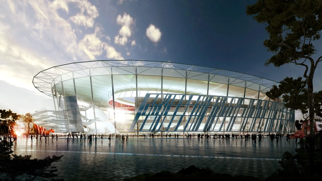 Woods Bagot divulga projeto de estádio para o AS Roma inspirado no Coliseu - Arquitetura Esportiva