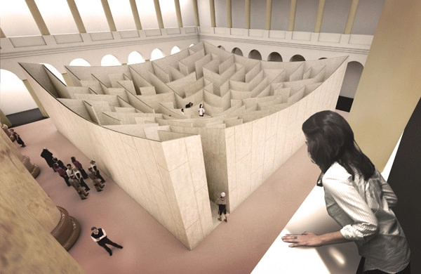 BIG projeta um labirinto no átrio do National Building Museum - Imagem de Destaque