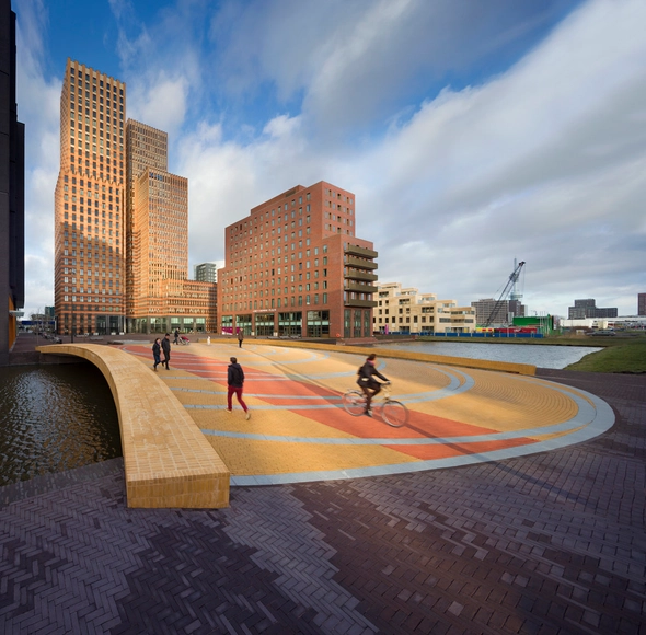 Puente peatonal Lex van Delden  / Dok Architecten - Puentes