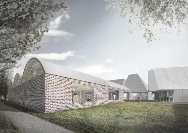 Tham & Videgård Design New Building for Denmark's Krabbesholm Højskole School of Art & Design - Educational Architecture, Facade