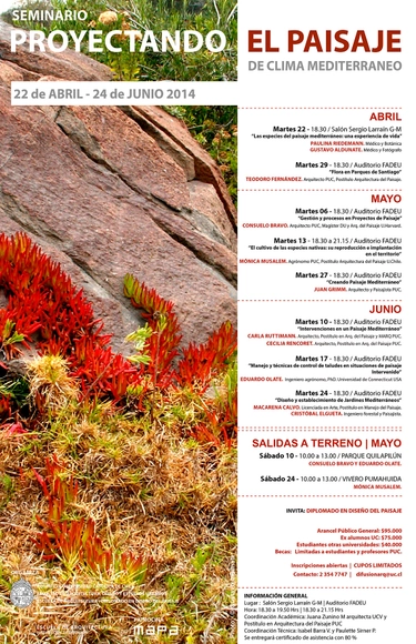 Seminario "Proyectando el paisaje de clima mediterráneo" - Imagen Principal
