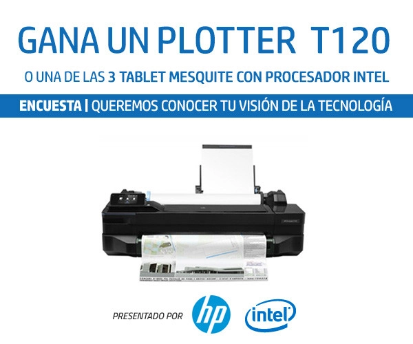 ¡Sólo queda una semana! Gana un Plotter y 3 Tablets con HP, Intel y Plataforma Arquitectura: ¿Cómo usas la tecnología en tu oficina?  - Imagen Principal