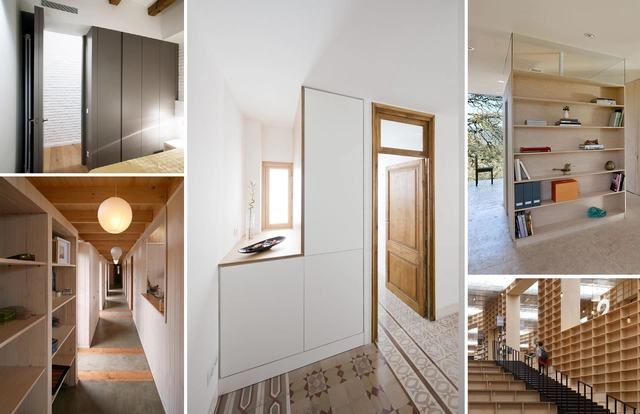 Muebles y espacios para almacenar: armarios, estantes y roperos en la arquitectura - En Detalle