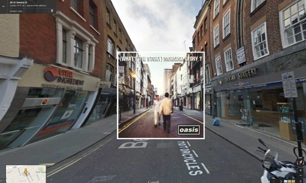 Clásicas Carátulas Musicales en Google Street View - Imagen Principal