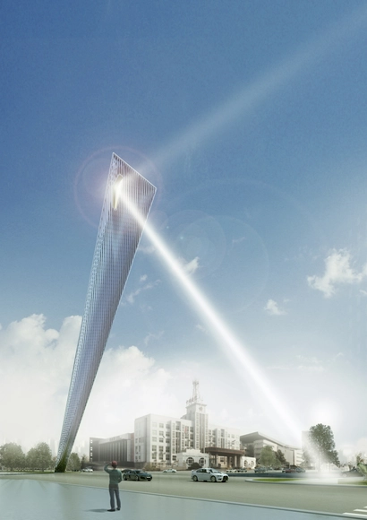 Rafael de La-Hoz revela el diseño de un Monumento para Tianjin - Monumentos