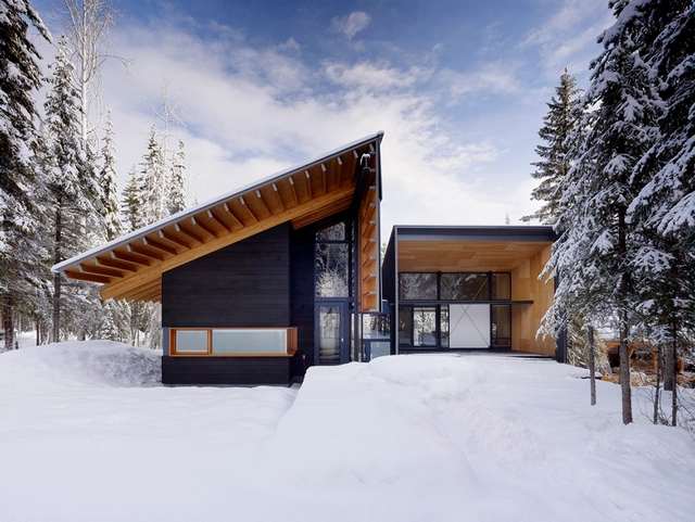 Residencia en Kicking Horse  / Bohlin Cywinski Jackson  + Association with Bohlin Grauman Miller Architects - Casas
