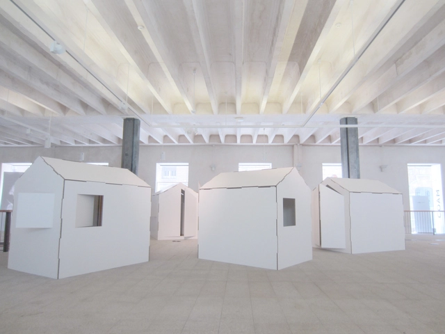 Origami Houses: Tables That Become Shelters When Disaster Strikes  - Beam, Arch, Facade, Column