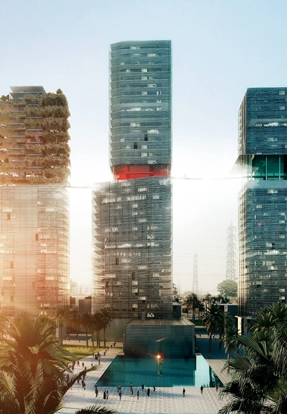 Maison Edouard François Diseña lujoso conjunto de Torres en India - Centros Comerciales