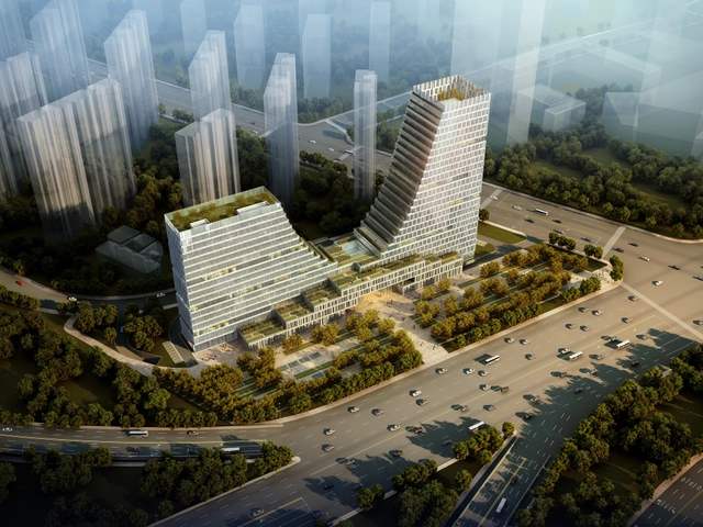 Comienza la construcción de la Torre para las Oficinas Nanjing de UDG en China - Rascacielos 