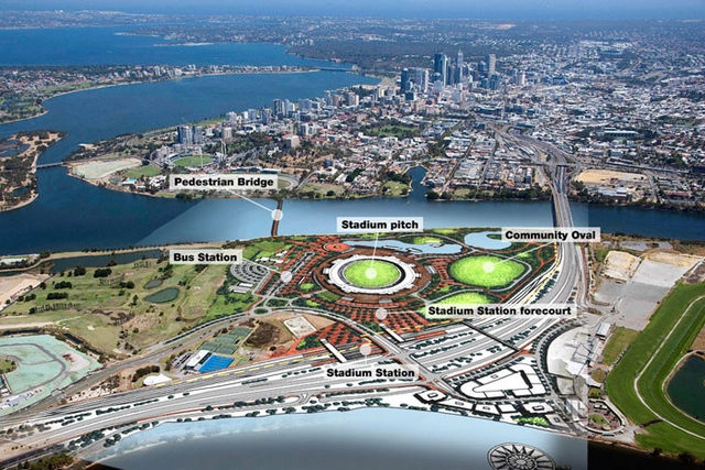 HASSELL, COX Architecture, HKS To Design Australia’s Largest Sporting Precinct - Sports Architecture