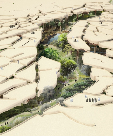 Heatherwick diseñará "oasis hundido" en Abu Dhabi - Parque