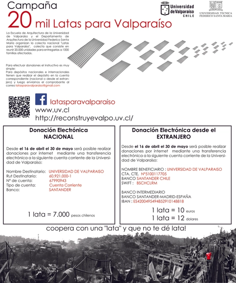 20 mil latas para Valparaíso - Imagen Principal