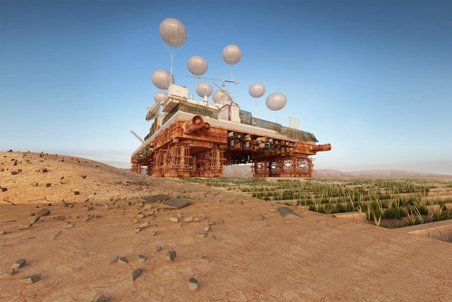 The Green Machine: un oasis móvil que enverdece el desierto de Sahara - Imagen Principal
