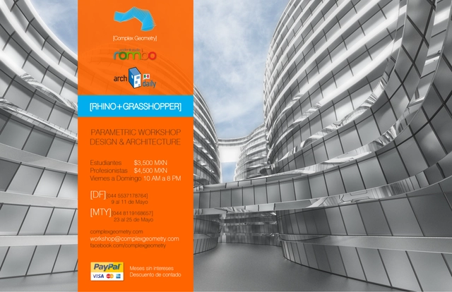 Parametric 3D Workshop 2014 / Complex Geometry [¡Sorteamos dos cupos!]  - Imagen Principal