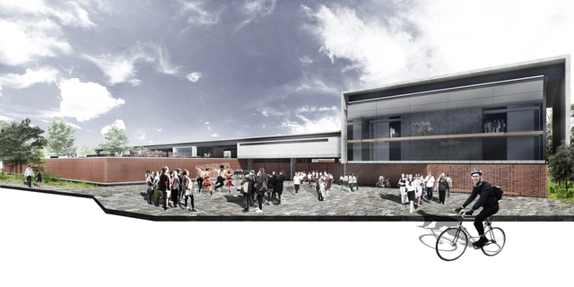 Primer Lugar Concurso para el Diseño de Colegios y un Equipamiento Cultural – Teatro, en Bogotá / Colombia - Imagen Principal