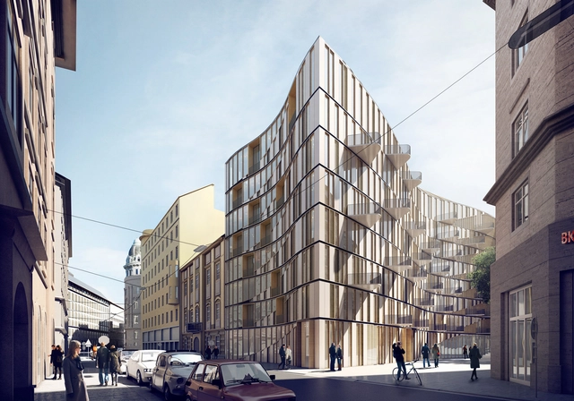 3XN Designs Residential Complex for Downtown Vienna - Apartments