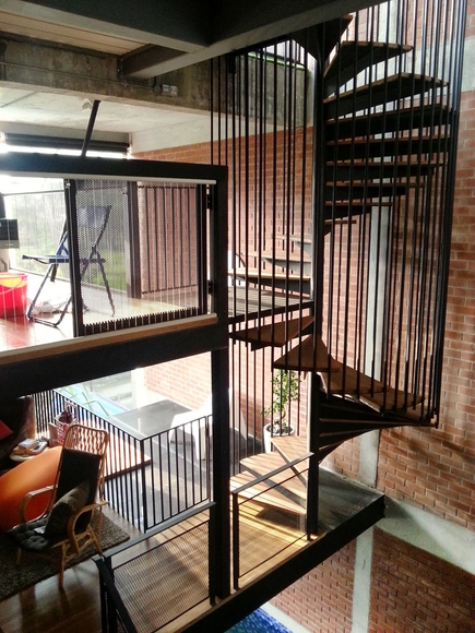 Jalan Mat Jambol / Zarch Collaboratives - Houses, Fence, Handrail, Beam, Door, Chair