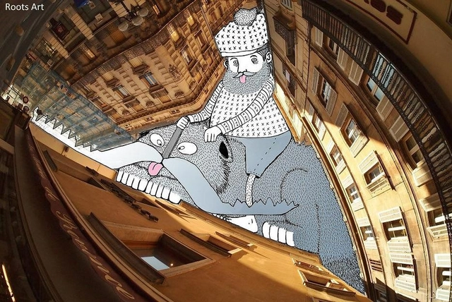 Arte y Arquitectura: artista llena el espacio negativo de París con curiosas ilustraciones - Imagen Principal