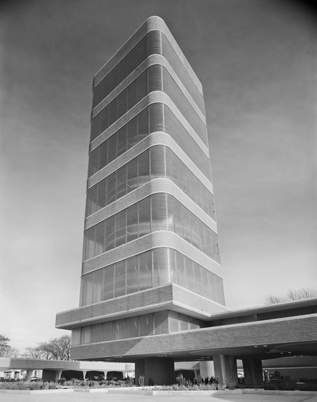 AD Classics: SC Johnson Wax Research Tower / Frank Lloyd Wright - Offices, Facade