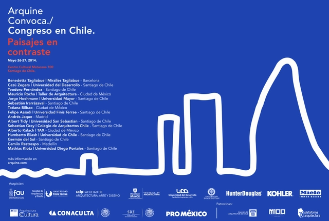 Congreso Arquine en Chile: Paisajes en Contraste - Imagen Principal