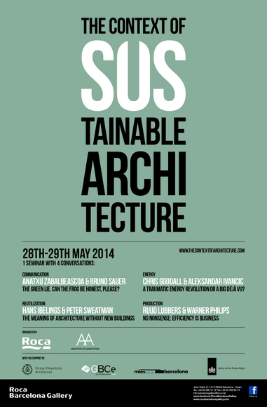 Seminario ‘The Context of Sustainable Architecture’ / Barcelona, España - Imagen Principal