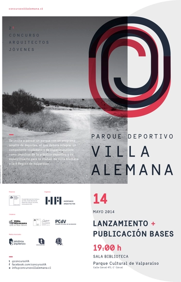 Concurso Nacional de Anteproyectos Parque Deportivo Villa Alemana / Chile - Imagen Principal