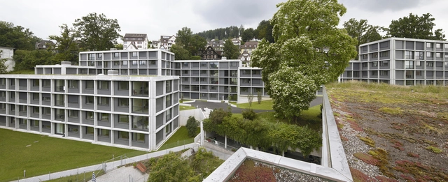 Apartamentos de Estudiantes en Lucerna / Durisch + Nolli Architetti - Dormitorios