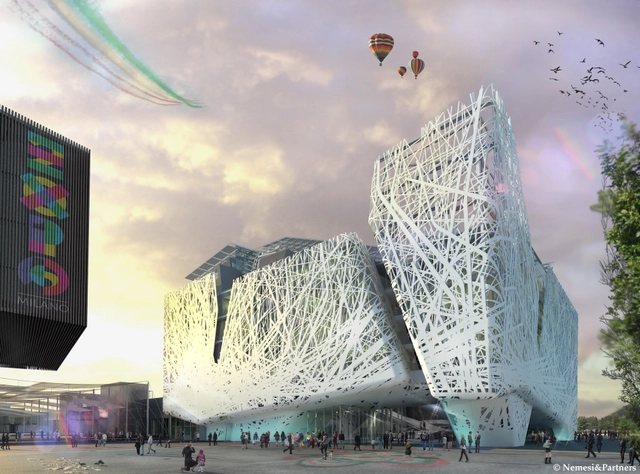 Expo Milán 2015: Nemesi & Partners anuncian Pabellón de Italia que consume smog  - Pabellón